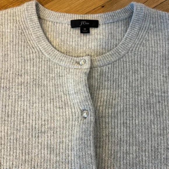 Jewel Button Super Soft JCrew cardigan - Picture 3 of 4